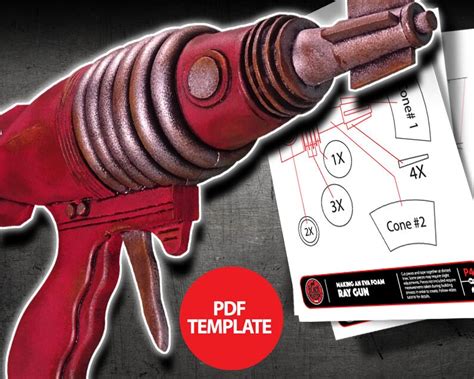 EVA Foam Ray Gun Template - Etsy