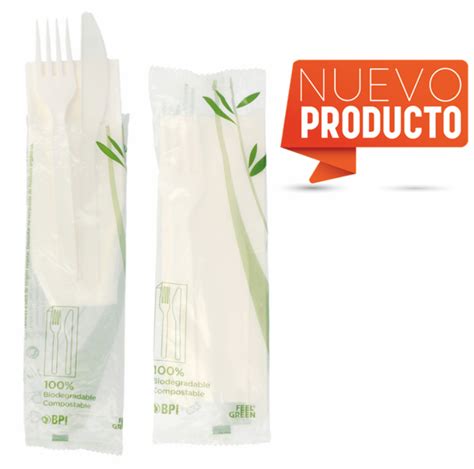 Cubiertos Set Con Funda Bio Eco·reciclat