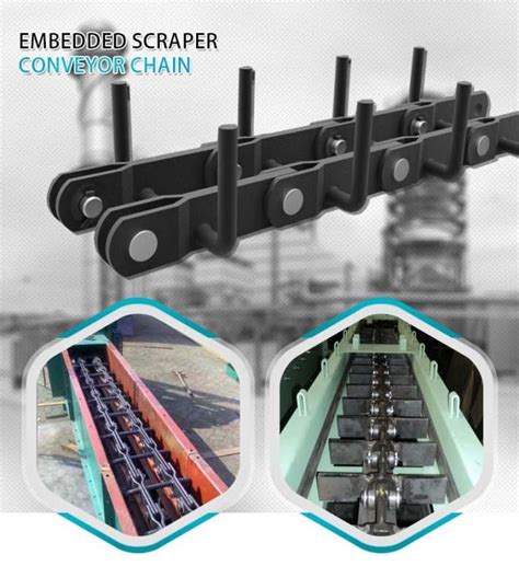 Ms Forged Industrial Cement Scraper Conveyor Chains