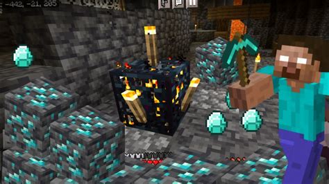 I Found Spider Spawner Diamonds Minecraft Survival Youtube