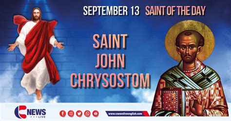 Saint John Chrysostom The Golden Mouthed Doctor Of The Church