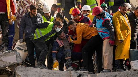 Video Watch Survivors Pulled From Rubble After Devastating