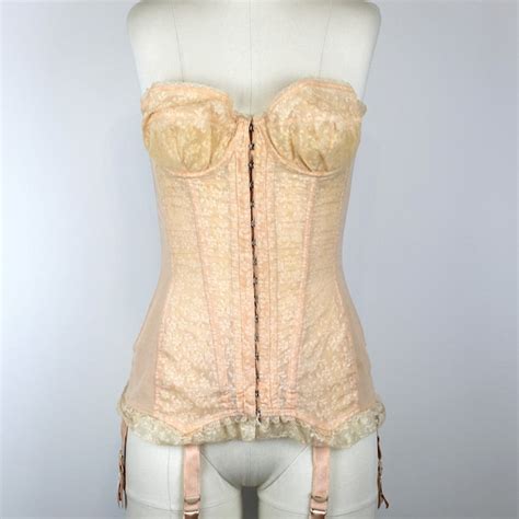 1950s Merry Widow Bustier Etsy