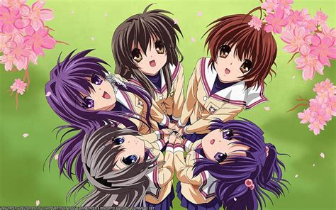 Anime Kyou Fujibayashi Clannad Tomoyo Sakagami Nagisa Furukawa