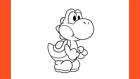 How To Draw Yoshi Mario Bros Youtube