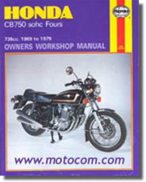 Haynes Honda Cb750 1969 1979 Motorcycle Owners Workshop Manual