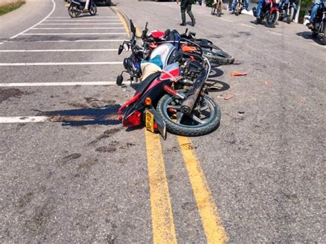 Accidente De Tránsito Motociclistas Un Muerto Y Un Herido Dejó