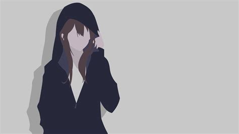 Anime Girl Hoodie Wallpapers Wallpaper Cave