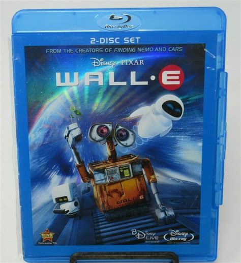 Disney Wall E 2 Disc Animated Blu Ray Movie Jeff Garlin Elissa