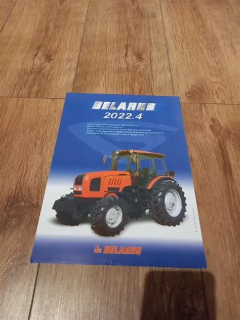 Brochure Document Prospectus Tracteur Tractor Belarus Avto Eur