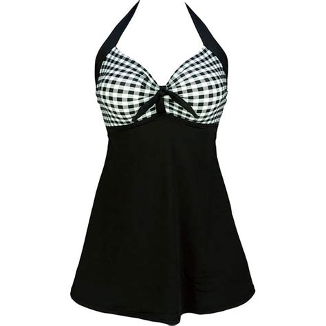 Cocoship Vintage Sailor Pin Up Swimsuit Retro One Piece Skirtini Cover Up Swimdress Fba