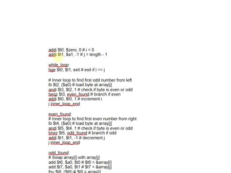 Solved Mips Assembly Language Program Start Of A Null Terminated