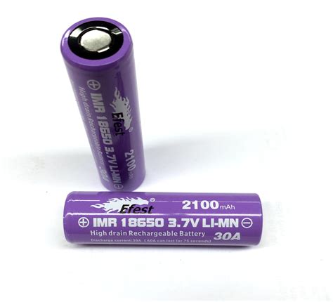 Efest Battery Purple Lifesmoke Vapors