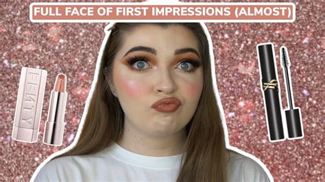 Full Face Of First Impressions Including Fenty Beauty Kvd Beauty