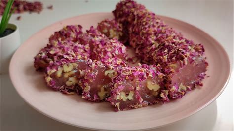 Turkish Delight Rose And Walnuts Turkish Delight Recipe Lokum