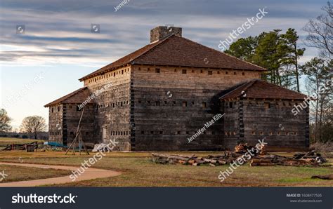 Fort Dobbs Located Statesville North Carolina Stock Photo 1608477595