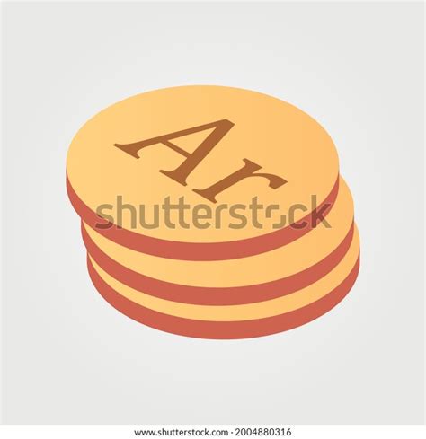 Malagasy Ariary Madagascar Currency Symbol Coin Stock Vector (Royalty ...