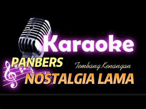 Karaoke Panbers Nostalgia Lama Youtube