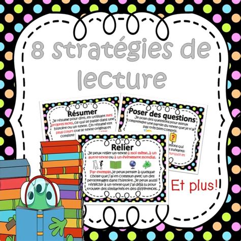 Stratégies de lectures 8 affiches