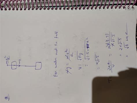 A Bucket Full Of Water Is Revolved In A Vertical Circle Of Radius 2 M