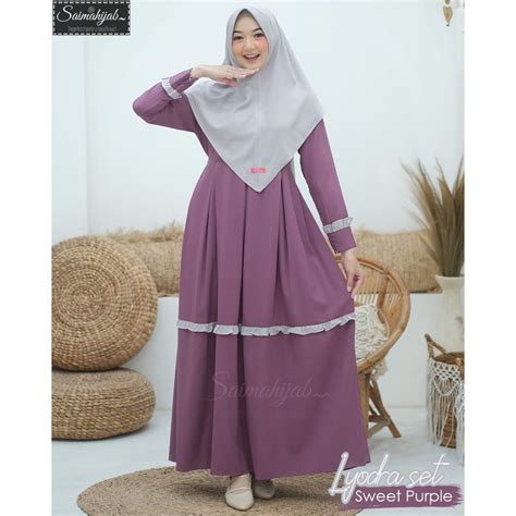 Lyodra Set By Saimahijab Shopee Malaysia