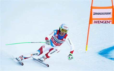 Ski Alpin Super Combine De Wengen Jansrud Devant Podium Pour Th Aux