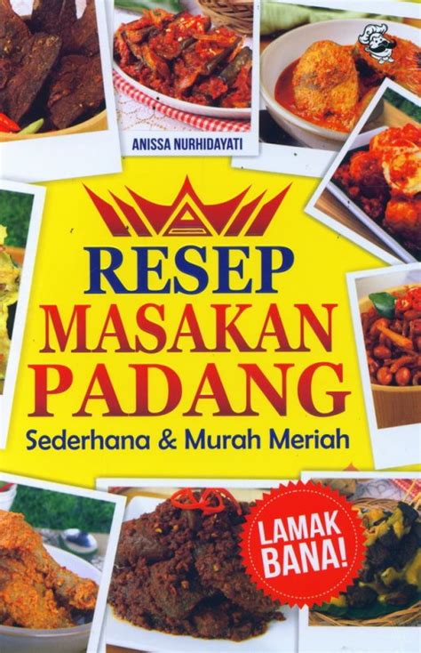 Buku Resep Masakan Padang Sederhana And Murah Meriah Bukukita