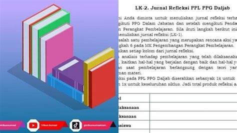 Cara Mengisi Dan Contoh Jawaban LK 2 Jurnal Refleksi PPL PPG Daljab