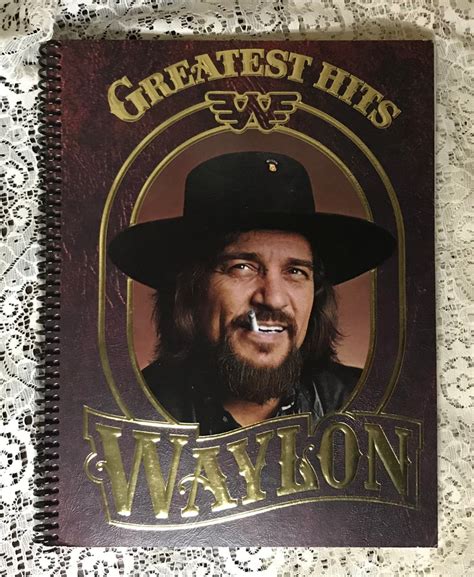 Waylon Jennings Greatest Hits Album Cover Notebook – A Victorian Revolution