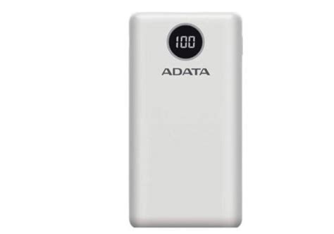 POWERBANK ADATA AP20000 20000MAH WHITE