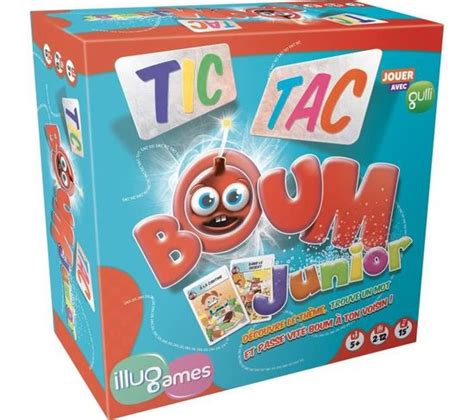 Jeu De Société Tic Tac Boum Junior Illugames À Partir De 5 Ans Jeux