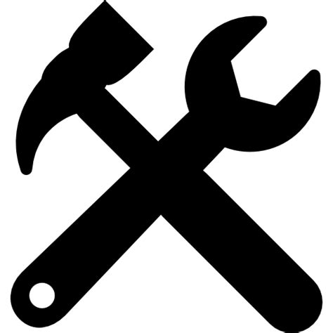 Tools Cross Settings Symbol For Interface free vector icons designed by ...