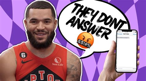 Fred Van Vleet Is Fed Up With Gen Z Superlatives With The Raptors Youtube