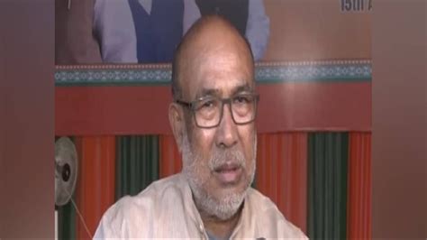 Manipur Law And Order Has Improved In State Says N Biren Singh