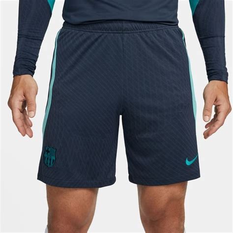 Fc Barcelone Short D Entra Nement Dri Fit Strike Bleu Turquoise