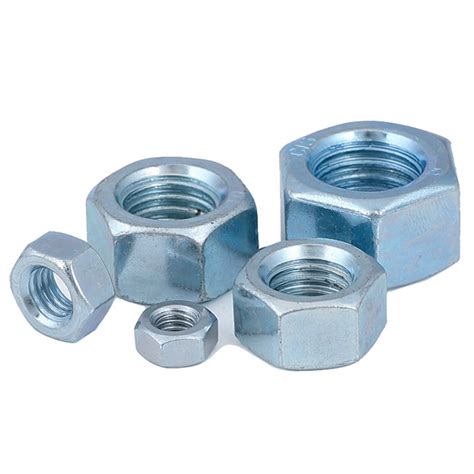 Din 934 Titanium Aluminum Stainless Steel Zinc Plated Finished Hex Nuts