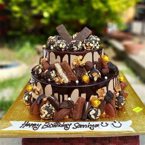 Two Tier Chocolate Overload Cake