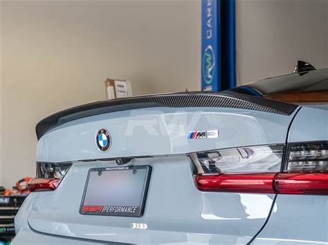 Rw Carbon Bmw G20 G80 Performance Style Cf Trunk Spoiler