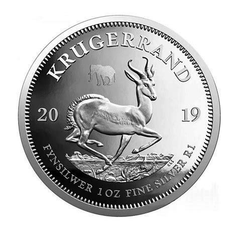 2019 1oz Silver Krugerrand Elephant Privy Mark and 1oz Silver Elephant Combo Set