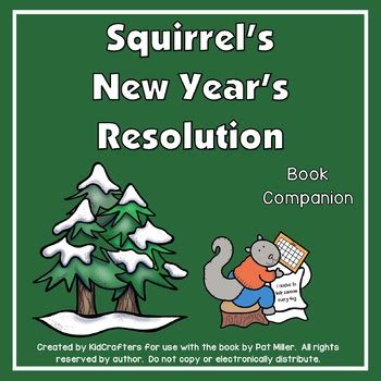 Squirrel's New Year’s Resolution Book Companion by KidCrafters | TPT