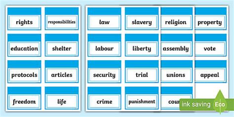 Human Rights Flashcards Teacher Made Twinkl