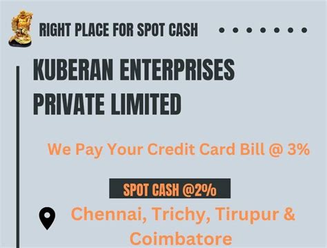 Cash Against Credit Card In Ayyappa Nagar At Best Price In Chennai Id