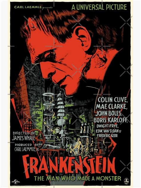 "Frankenstein Movie Poster" Poster for Sale by BeanAndOnion | Redbubble