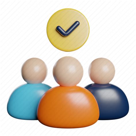 Verified Team Business Check Group Tick Icon Download On Iconfinder