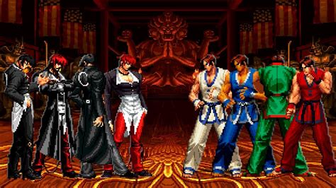 KOF Mugen Iori Yagami Team Vs Kim Kaphwan Team YouTube