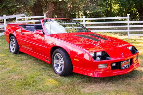 1989 Chevrolet Camaro Iroc Z Convertible 5 Speed For Sale On Bat