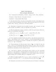 listp mdI pdf 1 Lista de problemas Meteorología dinámica I Lic