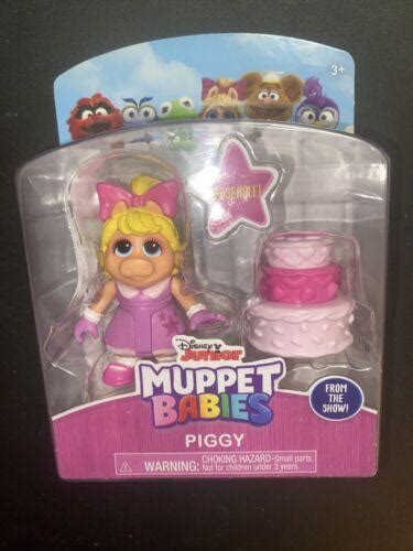 Disney Junior Muppet Babies Poseable Miss Piggy Figure New