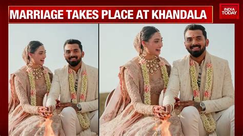 Kl Rahul And Athiya Shetty Tie Knot Get Married In Khandala Youtube