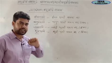 Samas Bahuvrihi Samas In Sanskrit Lect